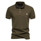Polo masculina 100% algodón clásico