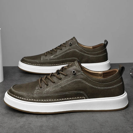 Zapatillas de piel auténtica Zyver