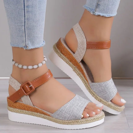 Sandalia Estilo Fino Mujer