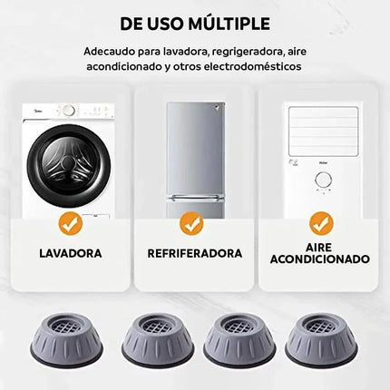 Soporte antivibración pack X4