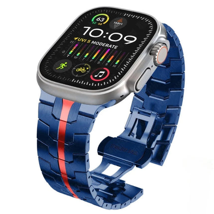 Correa de acero inoxidable y titanio para Apple Watch