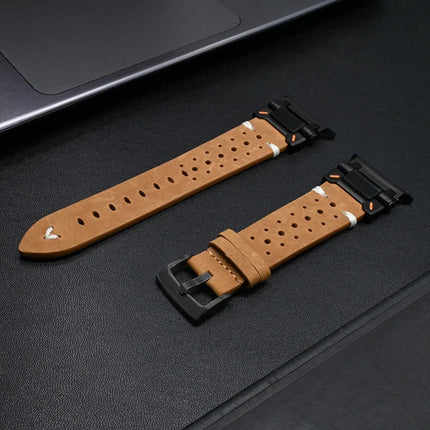 Correa de cuero TitaniumTouch para Galaxy Watch Ultra