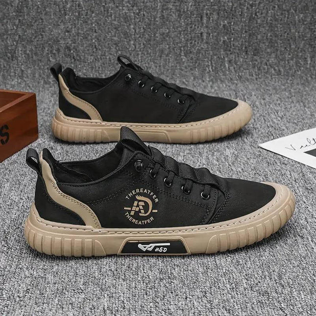 Zapato Street Core negro, estilo urbano y confort diario, diseño artesanal para embellecer los pies. Zapatos Casuales Hombre.