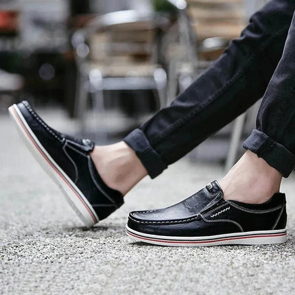 Zapatos Mocasín de Cuero Genuino para Hombre | Estilo Casual