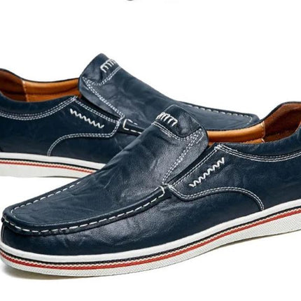 Zapatos Mocasín de Cuero Genuino para Hombre | Estilo Casual
