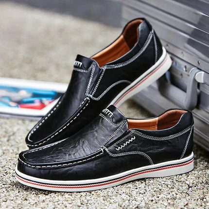 Zapatos Mocasín de Cuero Genuino para Hombre | Estilo Casual