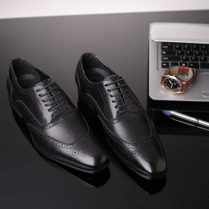 Zapatos de vestir brogue de cuero Oxford