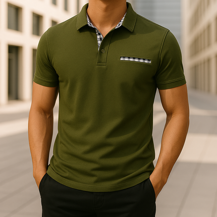 Polo Hudson de cuadros vichy