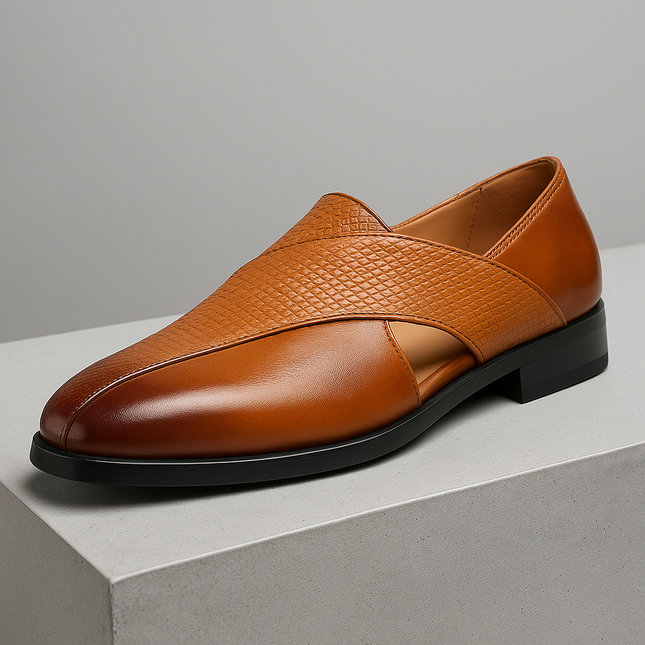 Mocasines de piel auténtica Panache