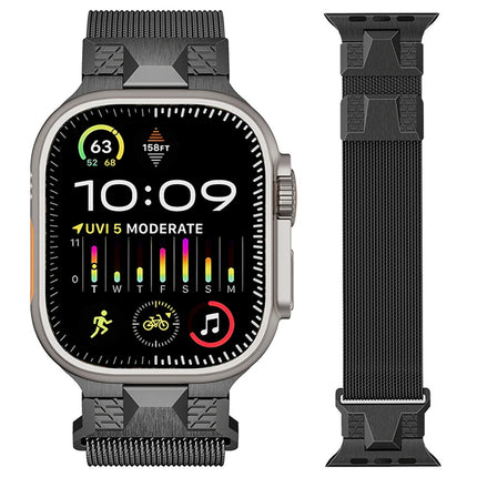 Correa milanesa de titanio para Apple Watch