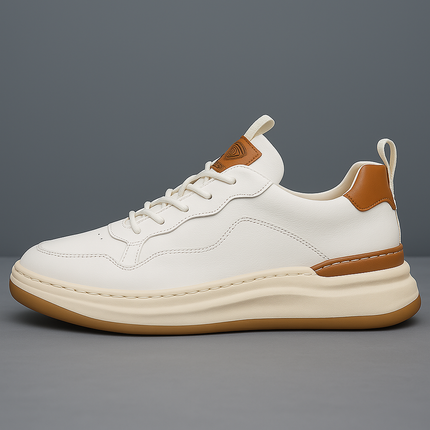 Zapatillas de piel auténtica Nero Italiana