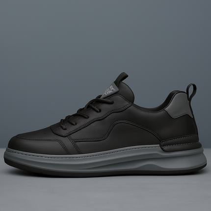Zapatillas de piel auténtica Nero Italiana