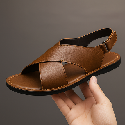 Sandalias de piel auténtica Luca Italiana