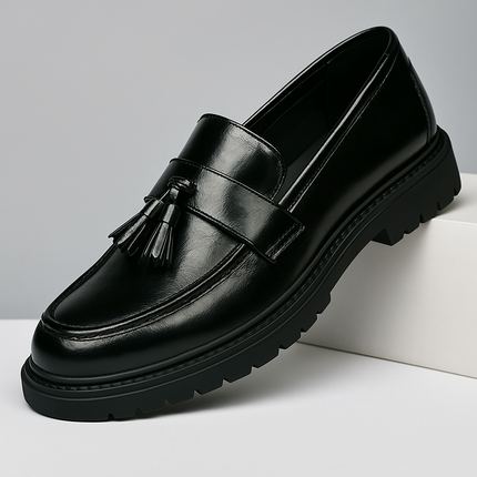 Mocasines de cuero con borlas Belmont