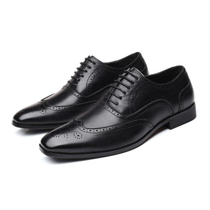 Zapatos de vestir brogue de cuero Oxford