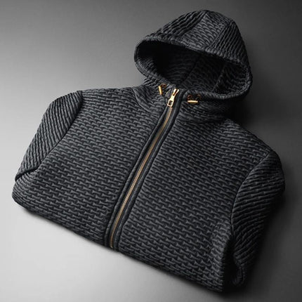 Campera acolchada negra para adultos, tejido viscosa, relleno de algodón, versátil y cómoda en cualquier temporada.