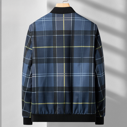 Chaqueta bomber a cuadros Ansel