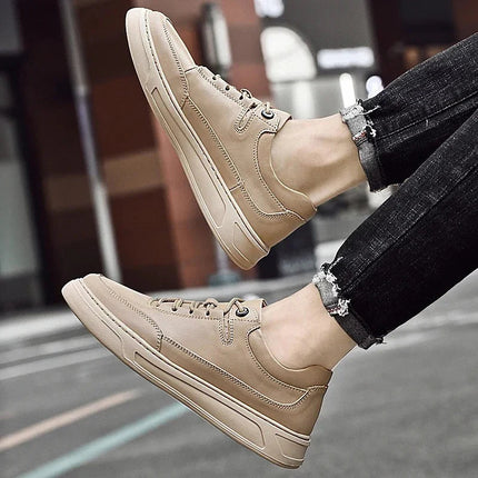 Zapatillas de piel Giuliano