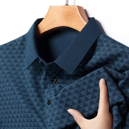 Polo de seda helada premium Ridge