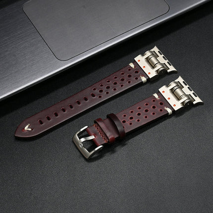 Correa de cuero Pioneer para Apple Watch