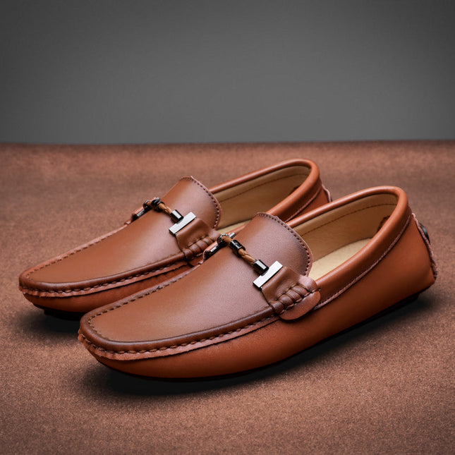 Mocasines Luciano de piel auténtica