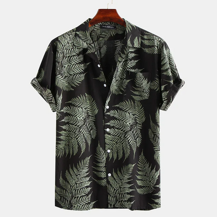 Sunny Palm - Camisa de algodón
