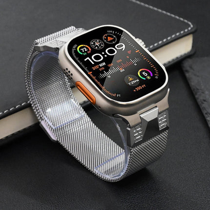Correa milanesa de titanio para Apple Watch