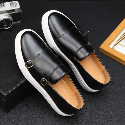 Mocasines de piel auténtica Milano