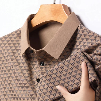 Polo de seda helada premium Ridge