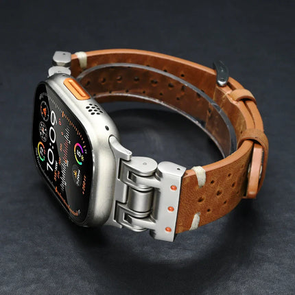 Correa de cuero Pioneer para Apple Watch