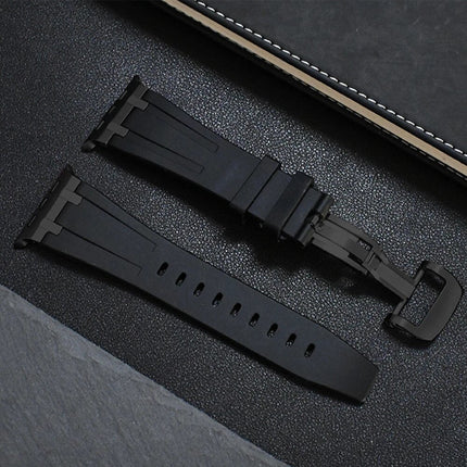 Correa de silicona y titanio Onyx para Apple Watch