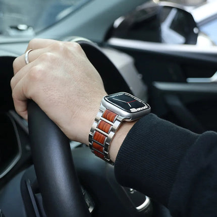 Correa de acero para Apple Watch de TimberSteel