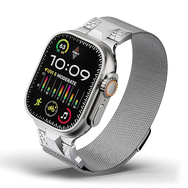 Correa milanesa de titanio para Apple Watch