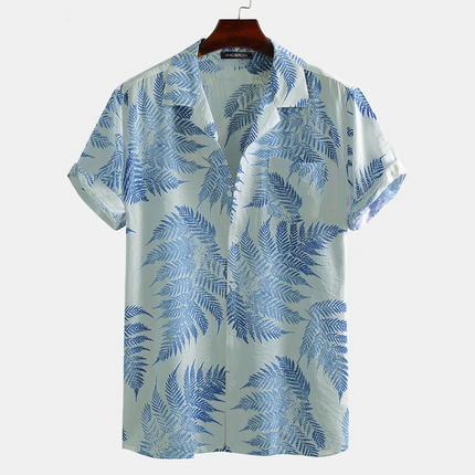Sunny Palm - Camisa de algodón