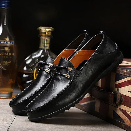 Mocasines de piel auténtica Cambridge