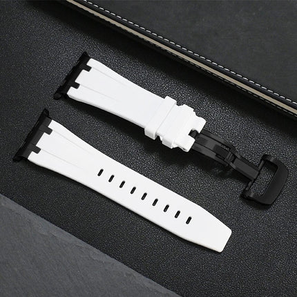 Correa de silicona y titanio Onyx para Apple Watch