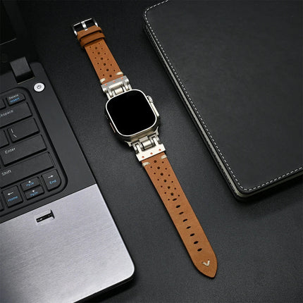 Correa de cuero Pioneer para Apple Watch