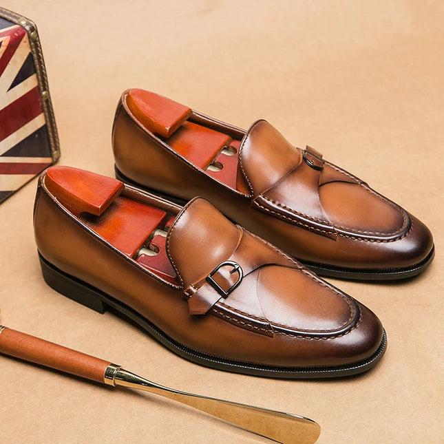 Mocasines de cuero genuino de Viena