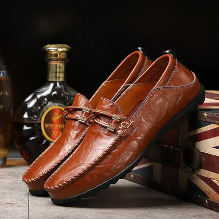Mocasines de piel auténtica Cambridge