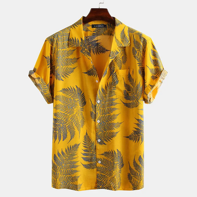 Sunny Palm - Camisa de algodón