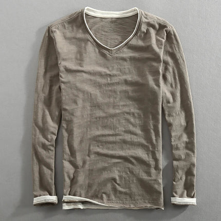Camisa de manga larga de algodón Haru