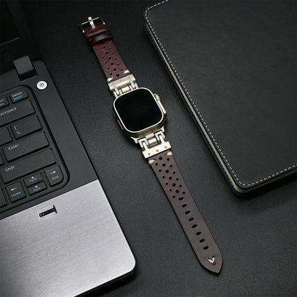 Correa de cuero Pioneer para Apple Watch