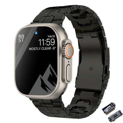Correa de acero inoxidable TitaniumTouch para Apple Watch