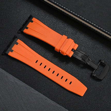 Correa de silicona y titanio Onyx para Apple Watch