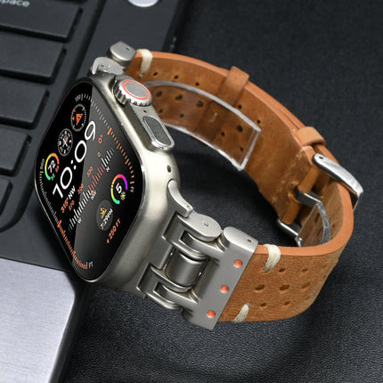 Correa de cuero Pioneer para Apple Watch