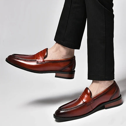 Mocasines de piel italiana Amalfi