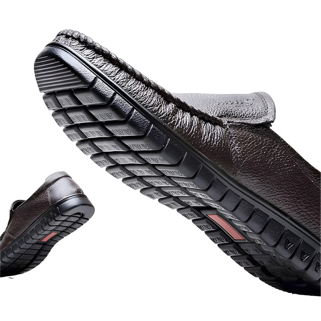 Mocasín Clásico de Cuero Ortopédico