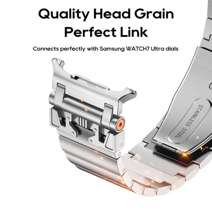 Correa de acero inoxidable para Galaxy Watch Ultra