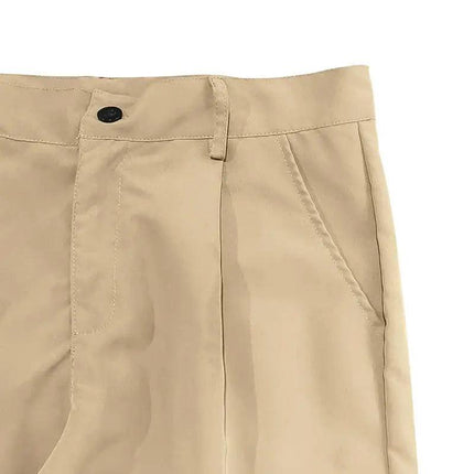 Pantalones deportivos versátiles de algodón beige para hombre, ideales para deporte y uso diario en Argentina.