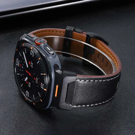 Correa de cuero para el reloj Odyssey Galaxy Ultra